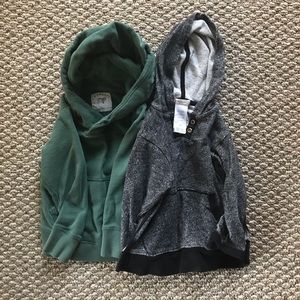 Crewcuts hoodies size 4/5 (lot of 2)
